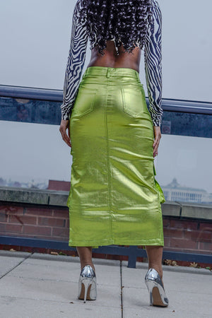 Lime Green Skirt